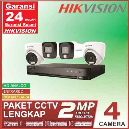 PAKET MURAH KAMERA CCTV HIKVISION 5MP 4 CAMERA