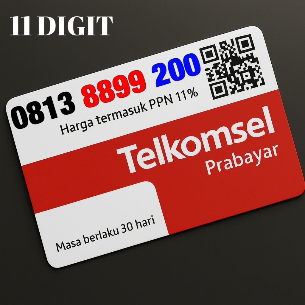 Nomor Cantik Telkomsel Simpati 11 DIGIT - 0813 8899 200