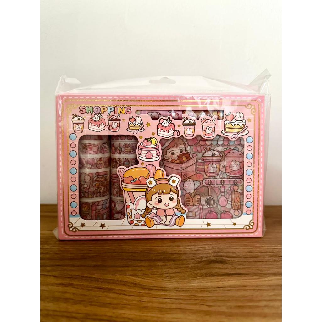 Stiker 1 Set Box Premium Karakter Lucu + Roll Stiker  / Stiker Super Cute / Stiker Box / Stiker Lucu