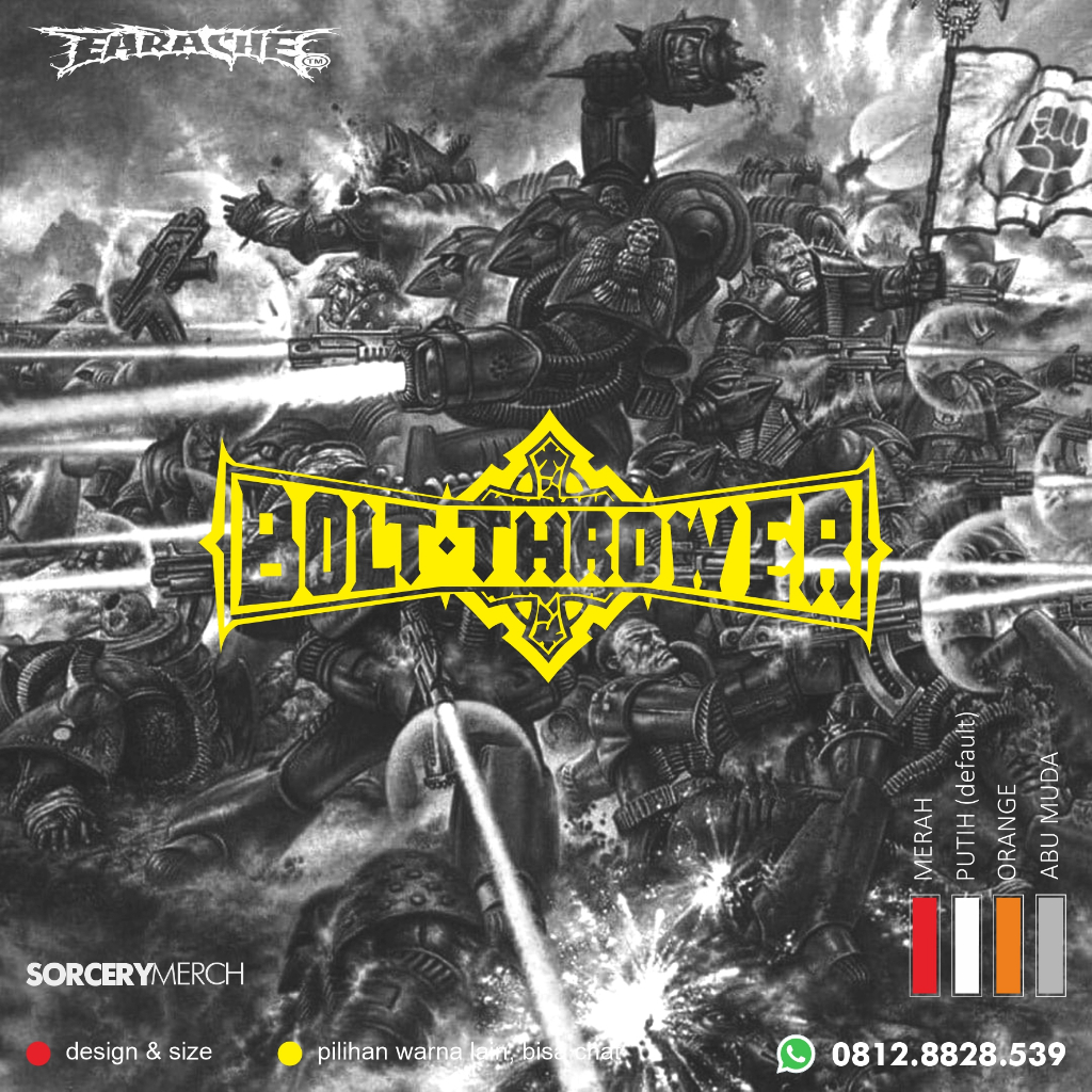 BOLT THROWER logo cutting sticker
