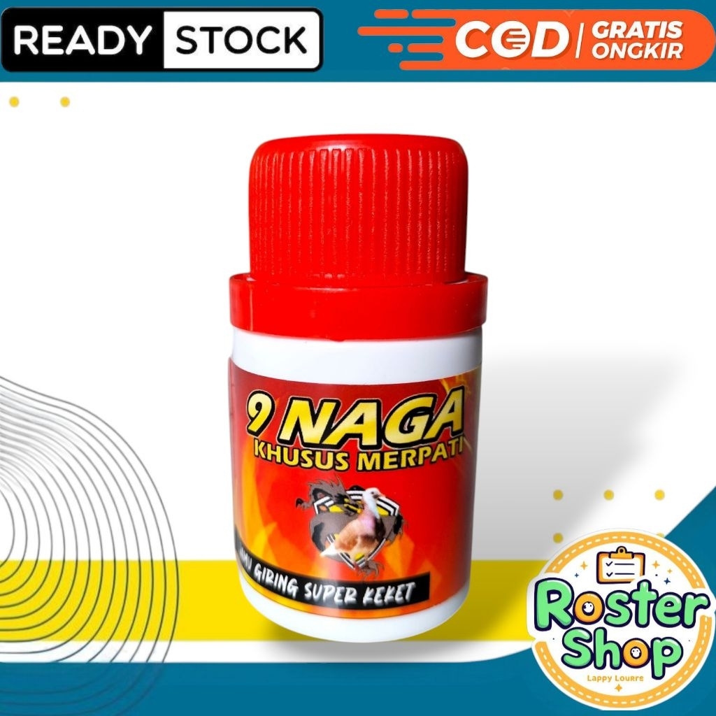 Jamu Merpati 9 Naga [SUPER GIRIING KEKET] Isi 100 Butir - Nafas Panjang Stamina Juara