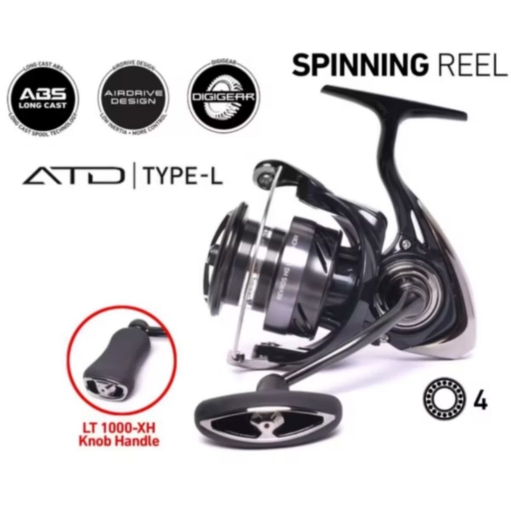 Reel Daiwa Revros HG LT 2025 | Air drive design | ATD
