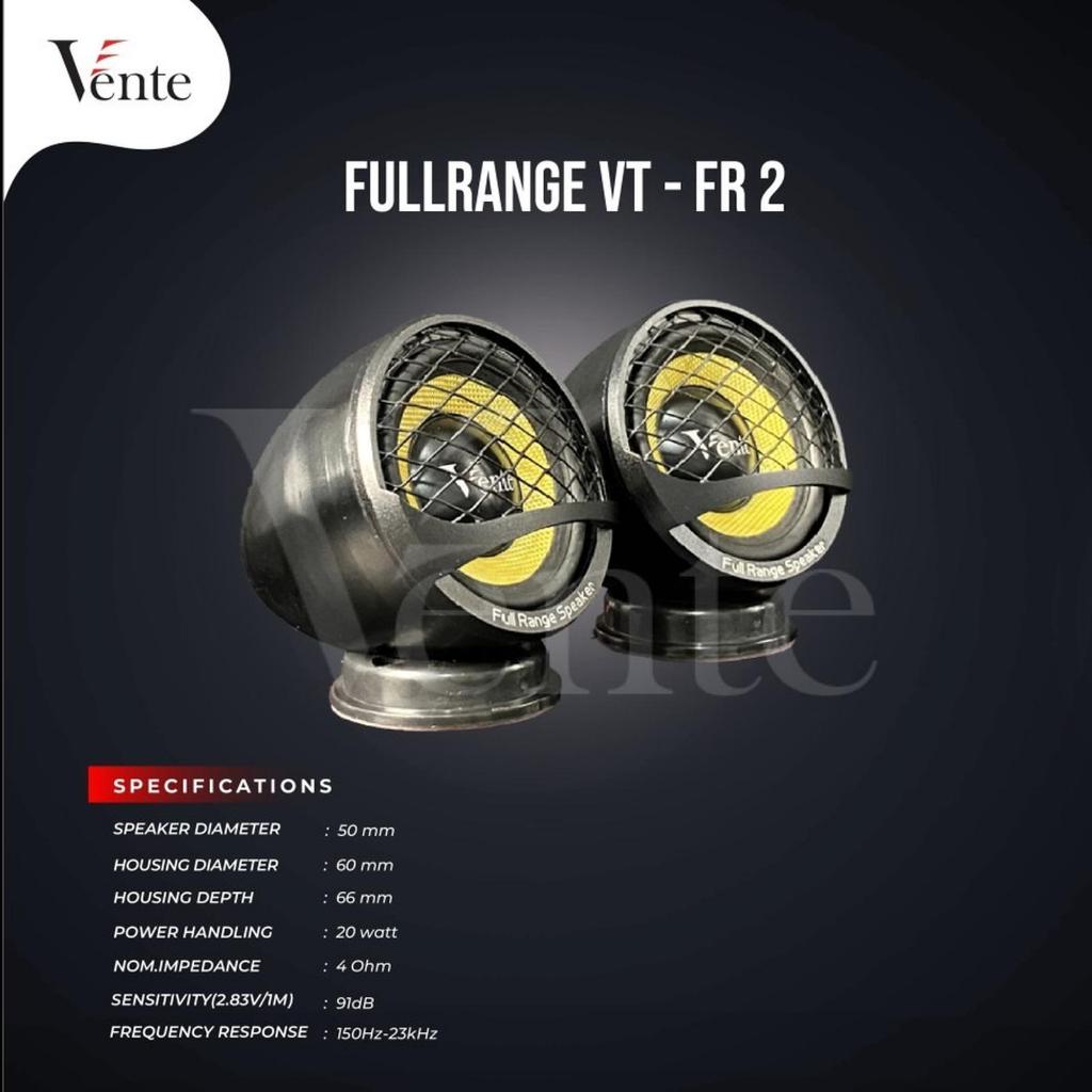 FullRange Speaker Mobil - Vente Fullrange VT FR2 - Speakeer Audio Mobil - Plug N Play -100% Original