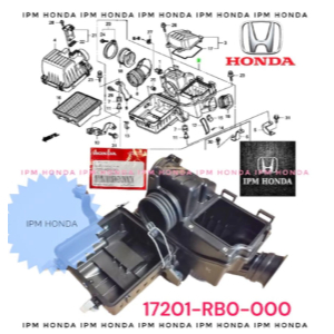 17201 RB0 000 Case Air Cleaner Cover Rumah Tempat Dudukan Saringan Filter Udara Honda Jazz S RS GE8 