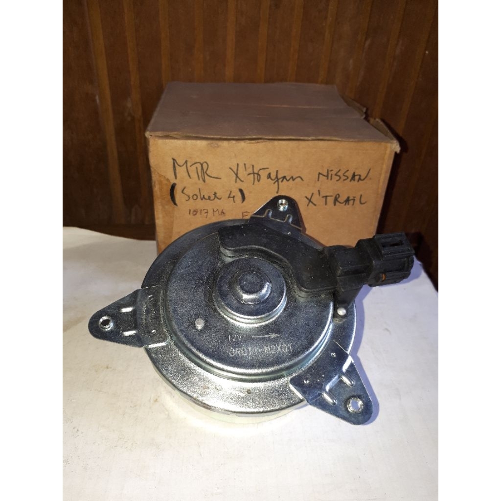 MOTOR FAN/DINAMO KIPAS RADIATOR,AC UNTUK MOBIL NISSAN XTRAIL (SOKET 4)