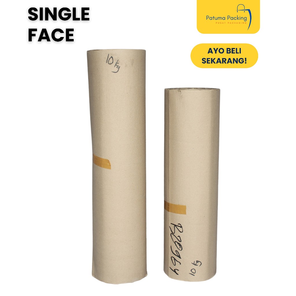 Single Face Roll Karton Lembaran Gulungan Corrugated Kiloan