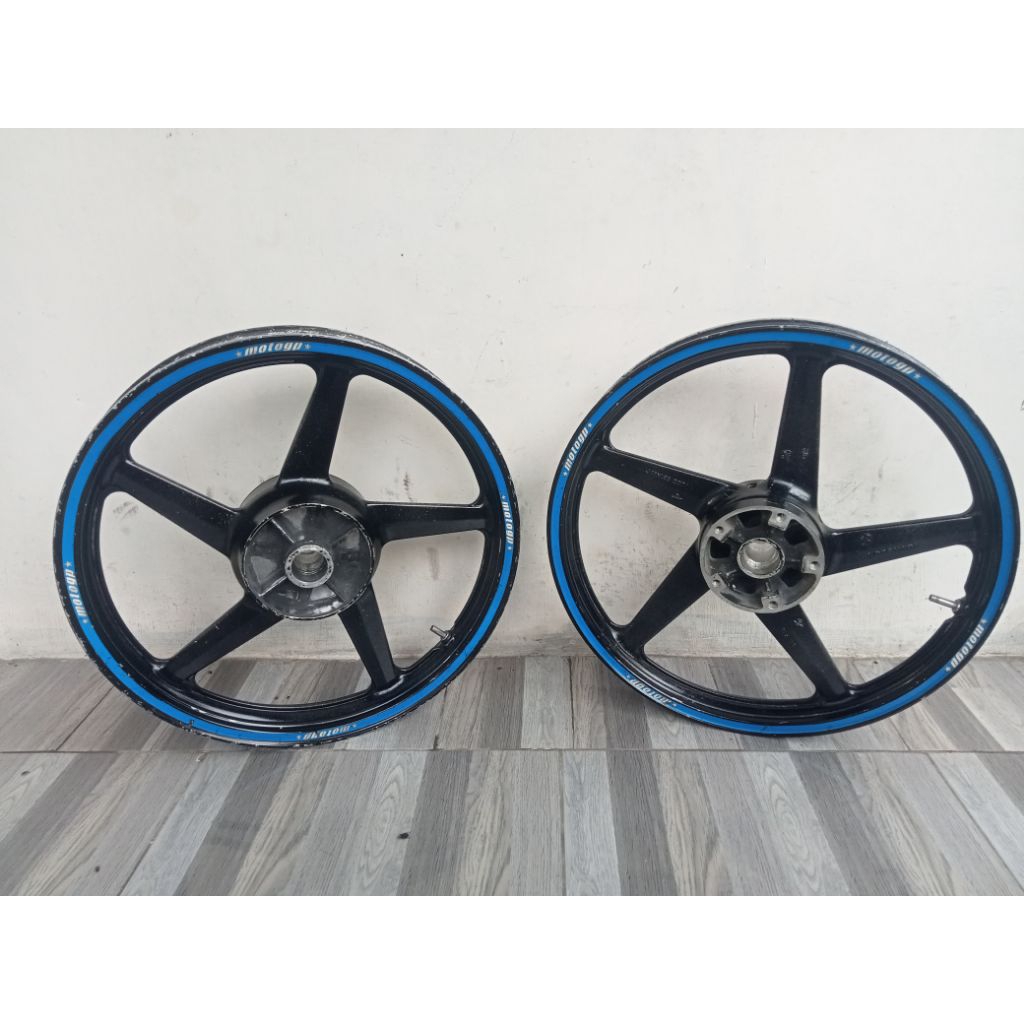velg Vixion old set depan belakang original second