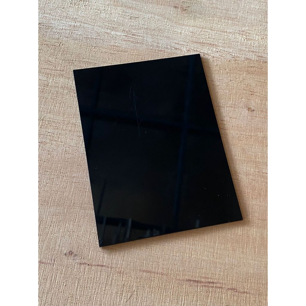 (BACA DESKRIPSI) Acrylic / Akrilik HITAM 2mm Lembaran 122 x 244CM