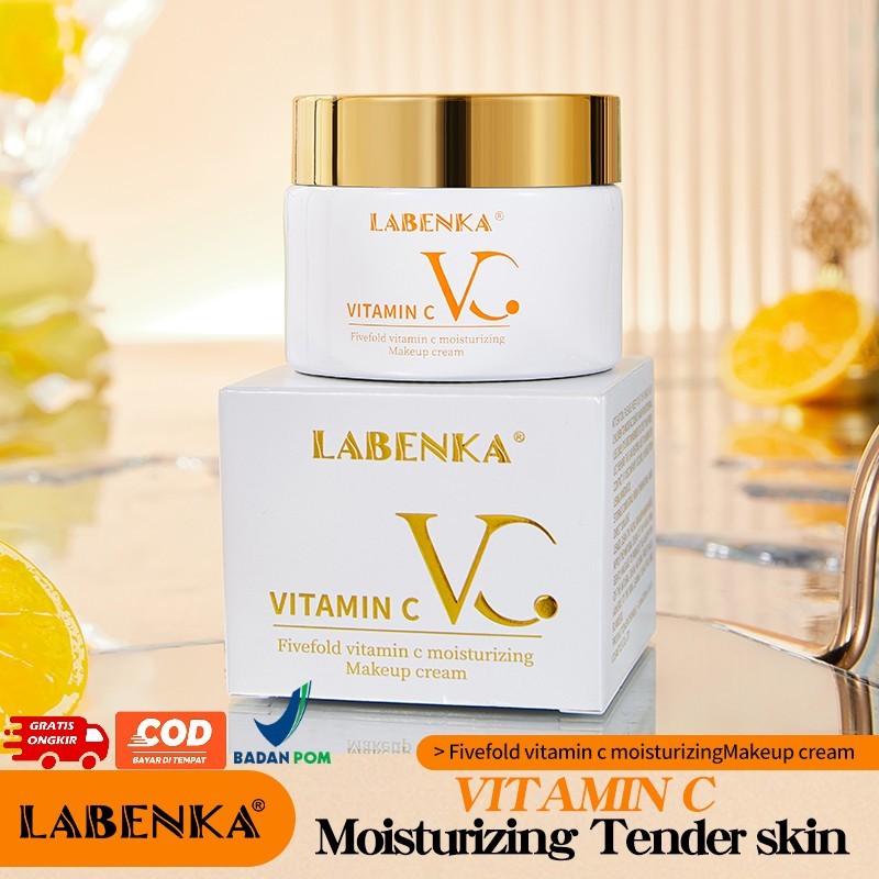 LABENKA BPOM MAKEUP CREAM MOISTURIZER FIVE FOLD  VC VITAMIN C LBK-F05