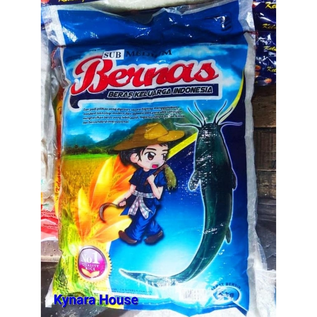 Bernas Beras Medium 5kg