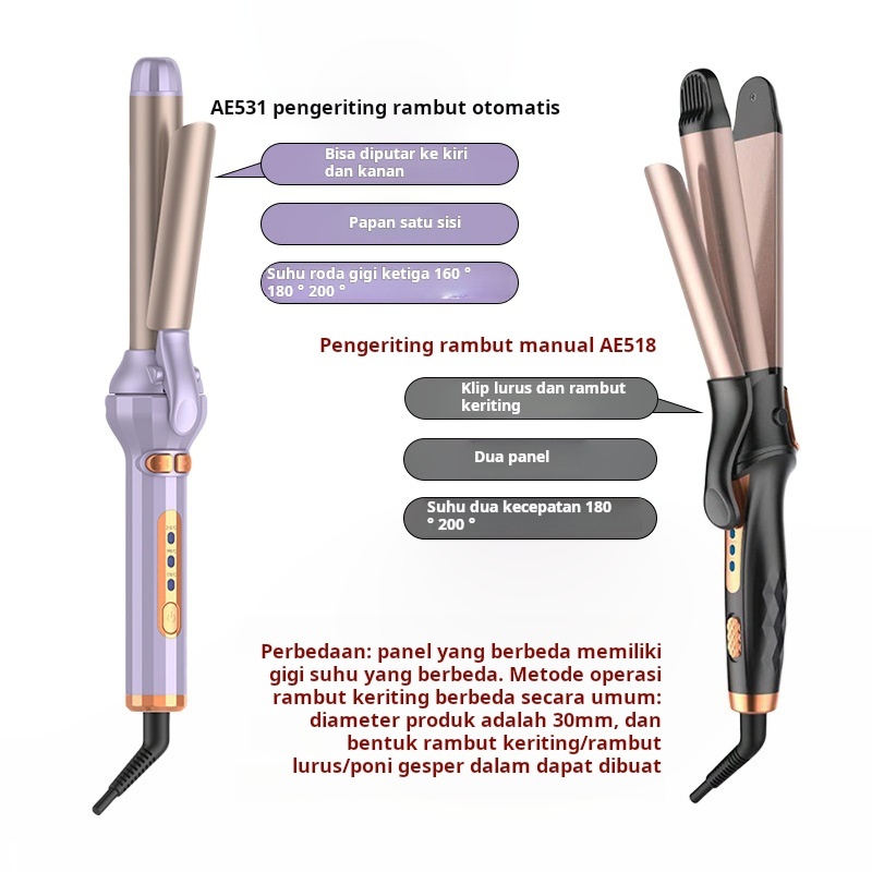 Keriting Catokan Rambut Curly catok 32mm 48W