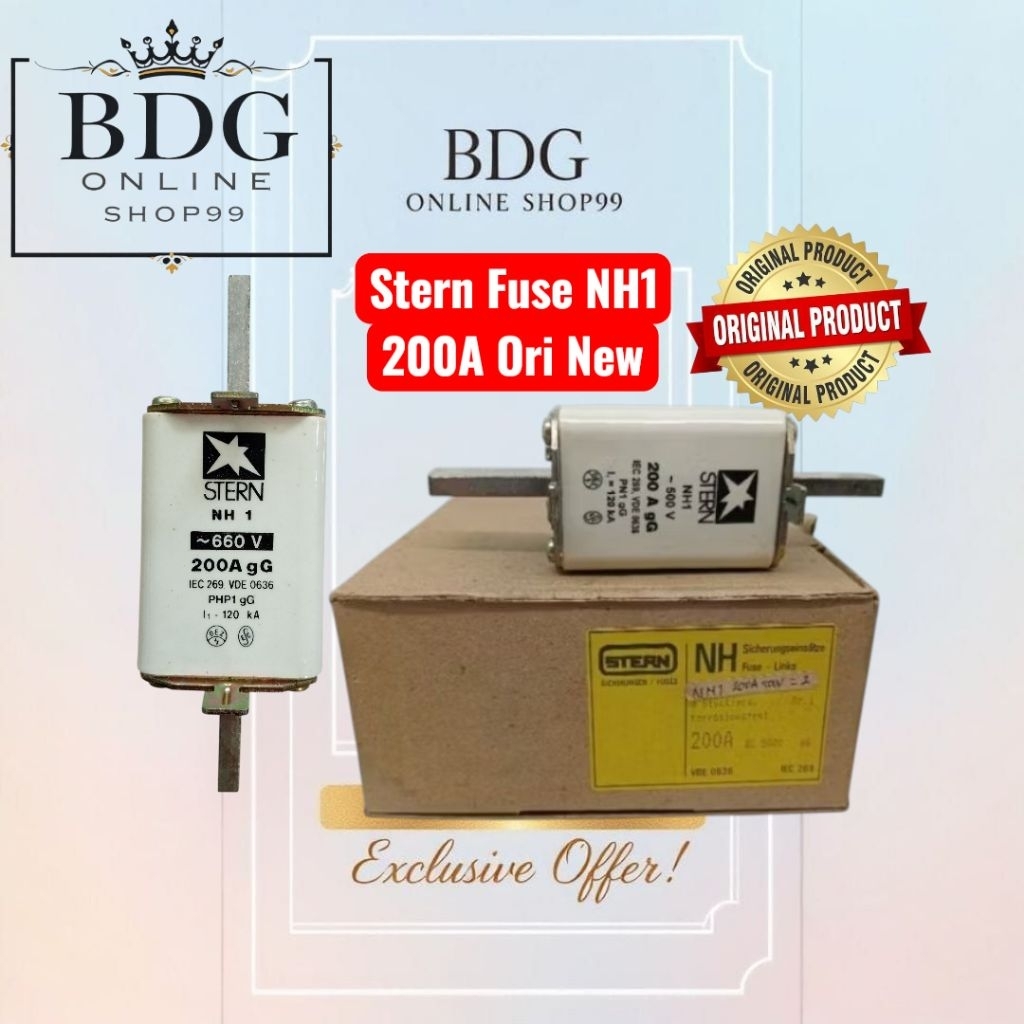 Stern Fuse NH1 200A Original NEW