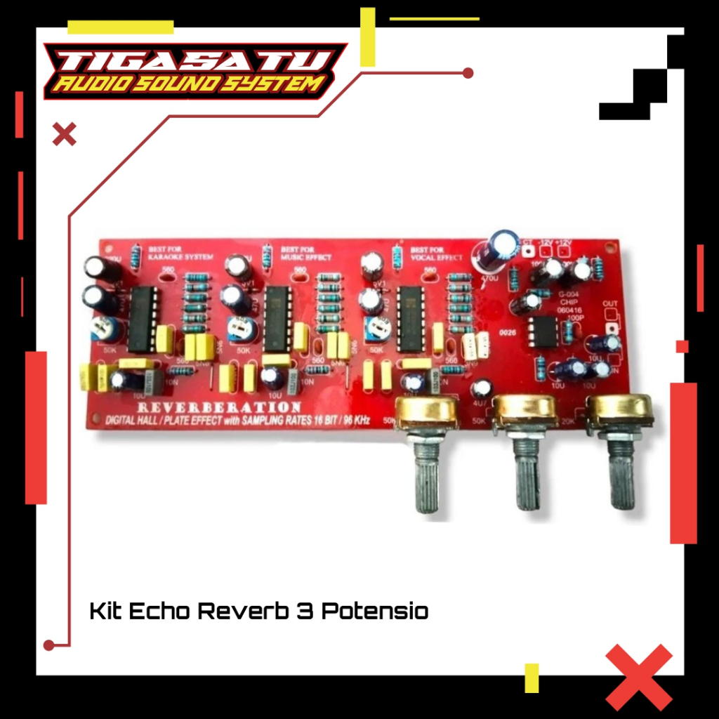 Kit Echo Reverb 3 Potensio