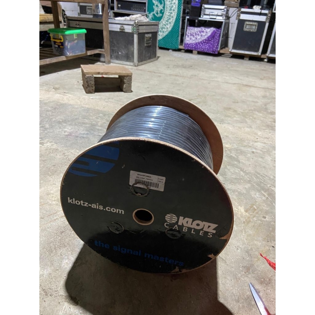 kabel speaker klotz 4x2,5 1 rol 50m