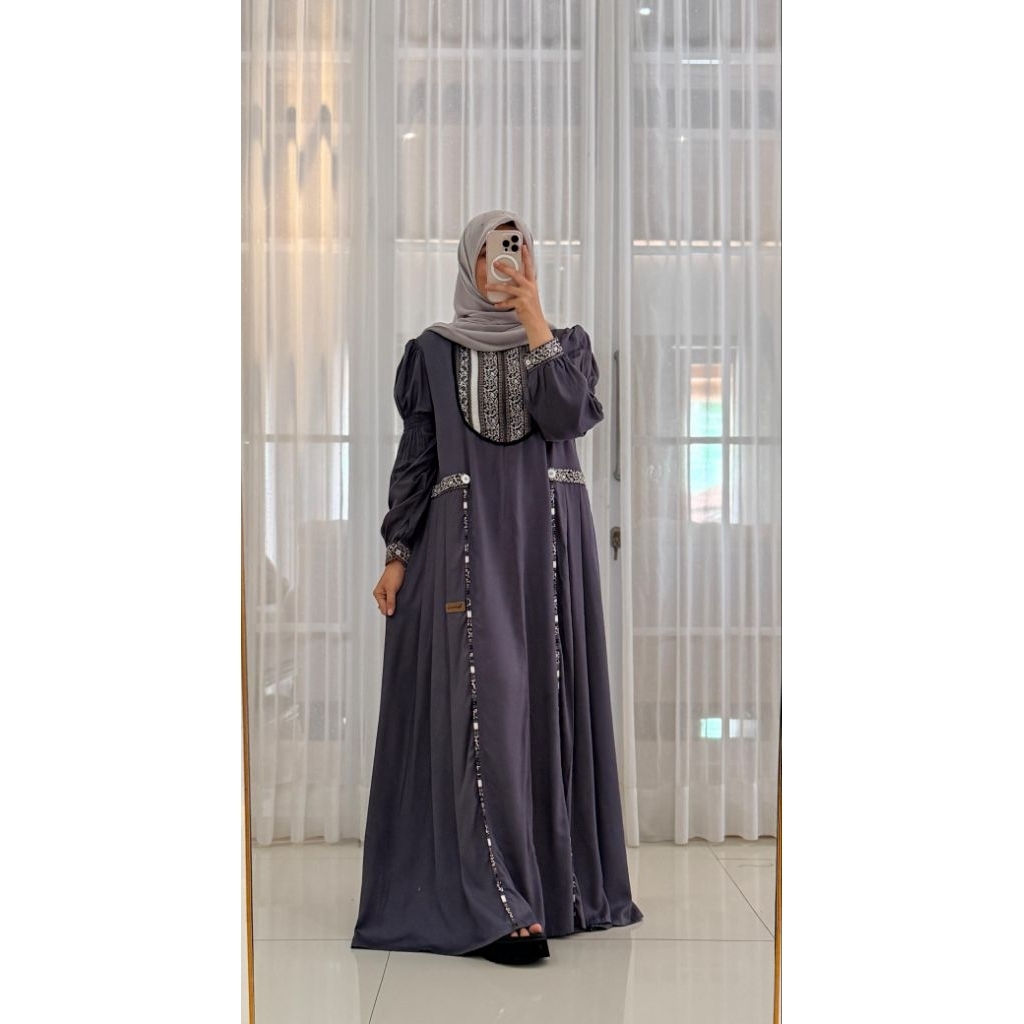 *SHARE KATALOG NADHEEFA STORE TERBARU* GAMIS nadheefa store bahan rayon premium terbaru gamis rayon 