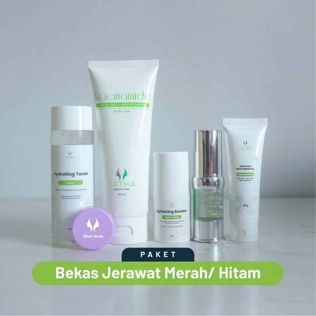 Latika - Paket Bekas Jerawat Merah / Hitam