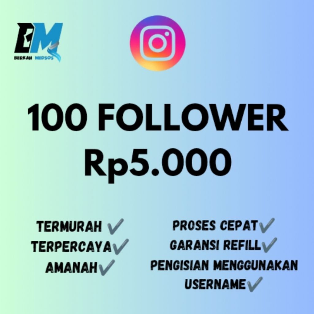 INSTRAGRAM FOLLOWERS BERGARANSI PERMANEN PROSES CEPAT DAN AMAN