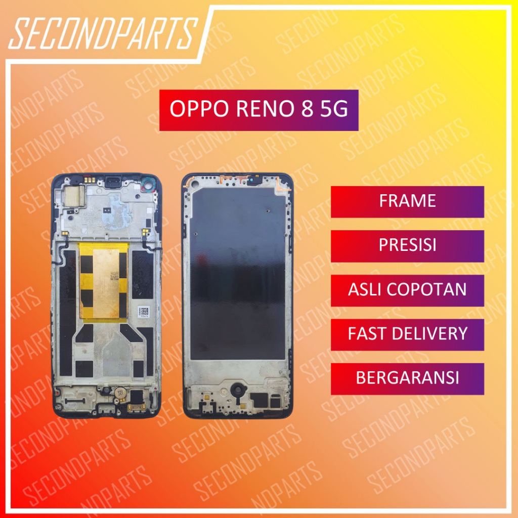 FRAME RANGKA TULANGAN LCD FOR OPPO RENO 8 5G ORIGINAL COPOTAN