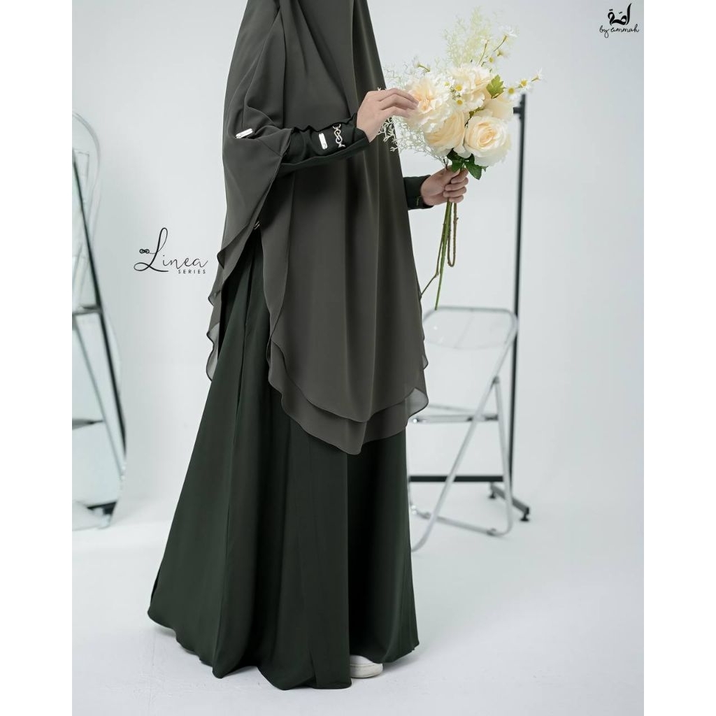 Khiban Linea Series Charcoal Green byUmmah