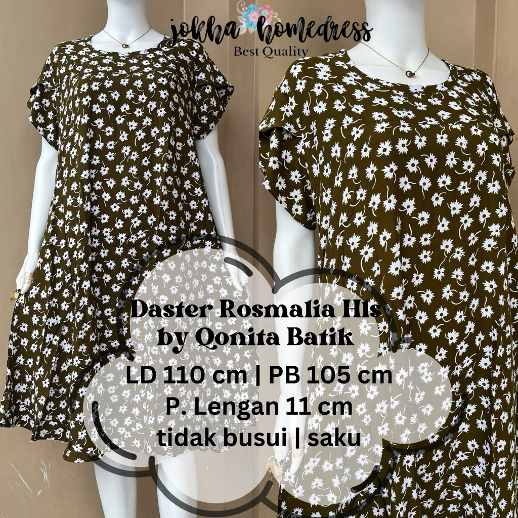 Daster Batik Rosmalia Hls by Qonita Batik Pekalongan