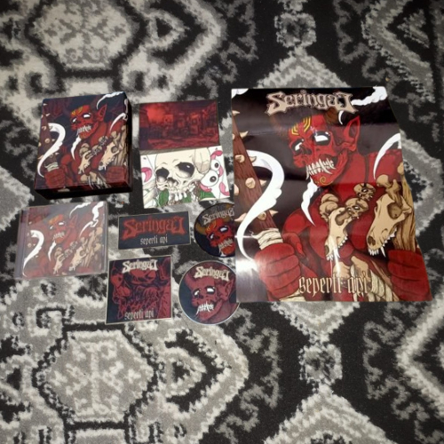 Boxset CD Seringai Seperti Api Demajors dan High Octane Production 2018