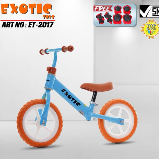 Balance bike Push bike Sepeda anak tanpa pedal Exotic