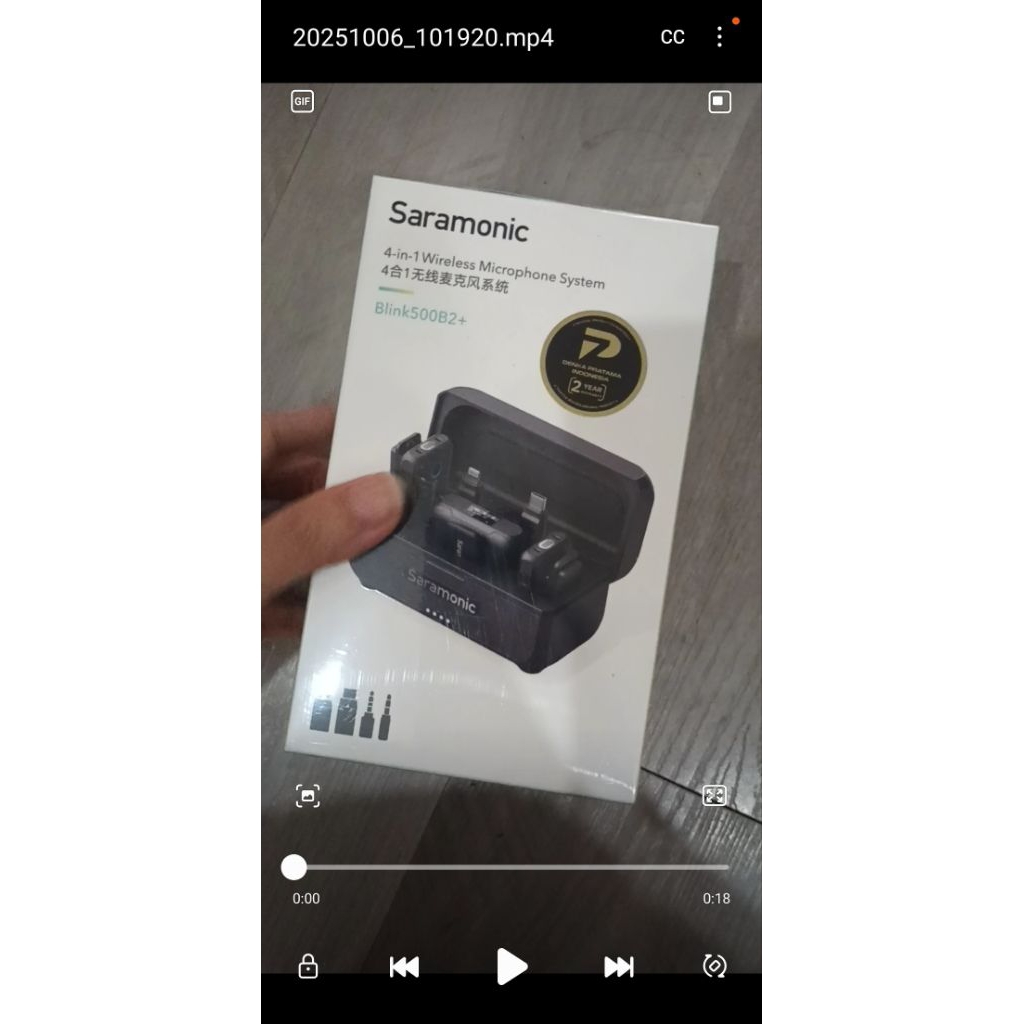 mic saramonic blink b2+