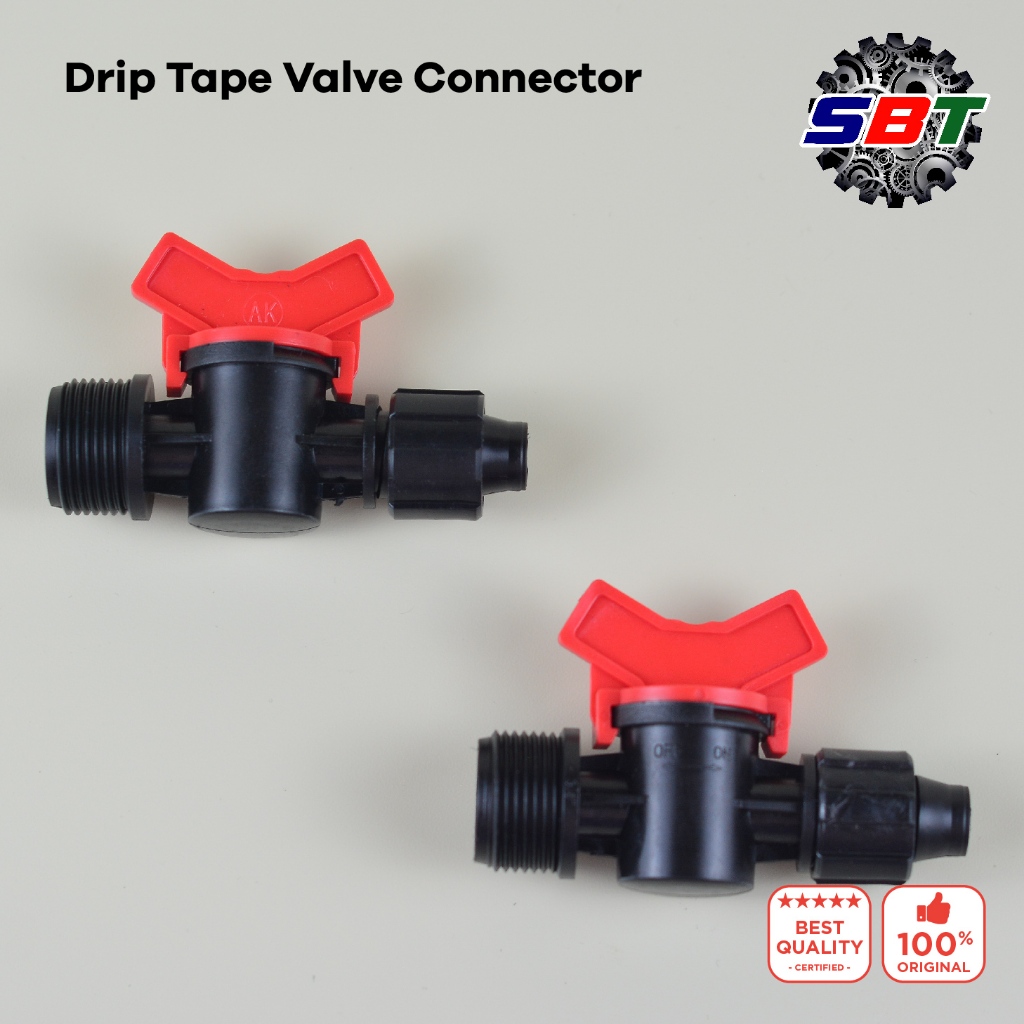 Drip Tape Valve Connector Selang Drip 16 mm x 3/4"