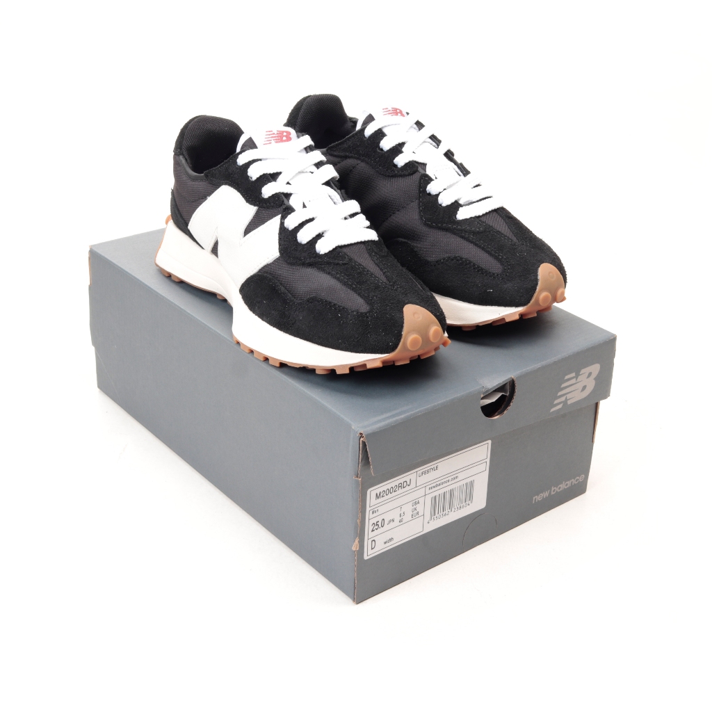New Balance WS327BL Black White Gum - NB 327