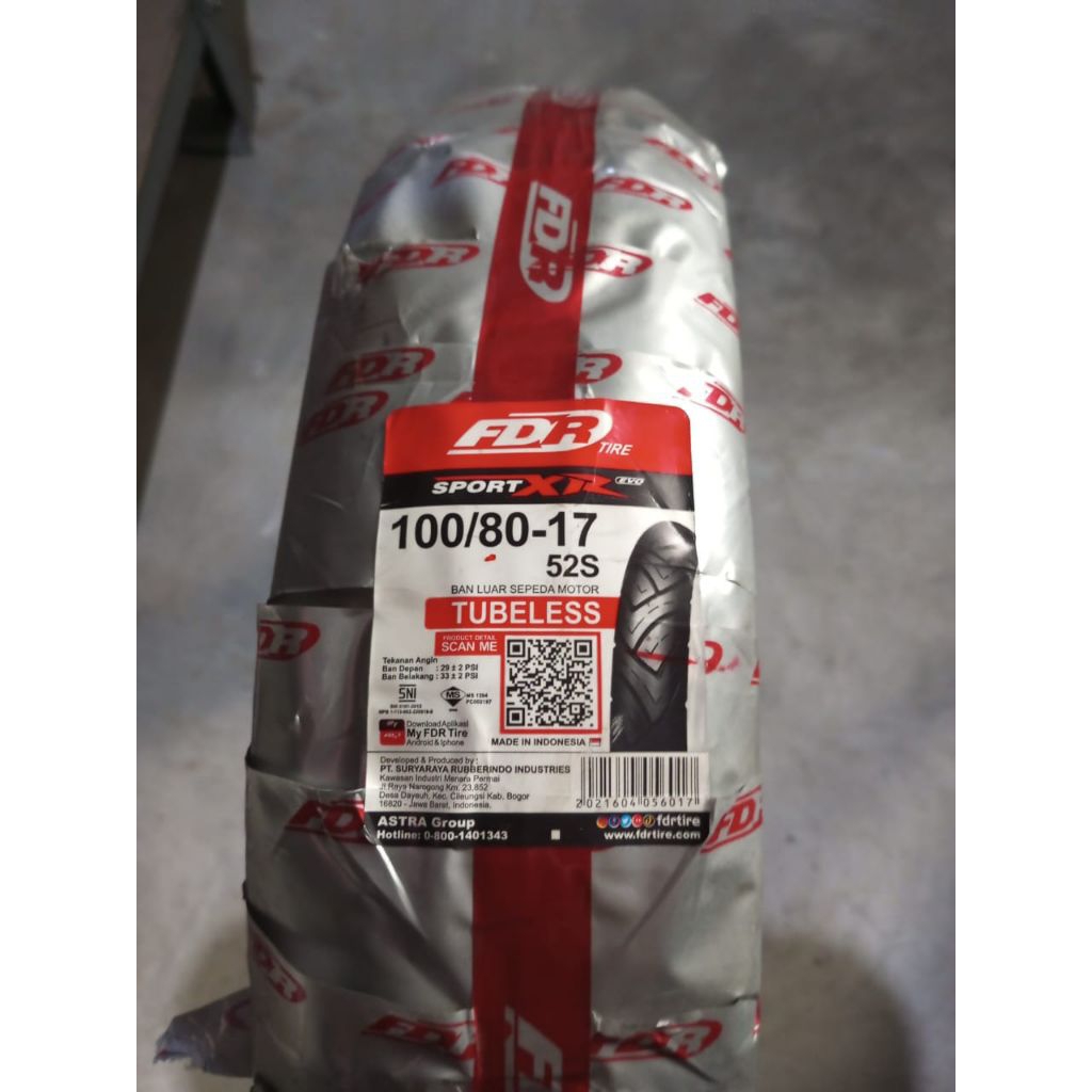 BAN FDR 100/80-17 SPORT XR