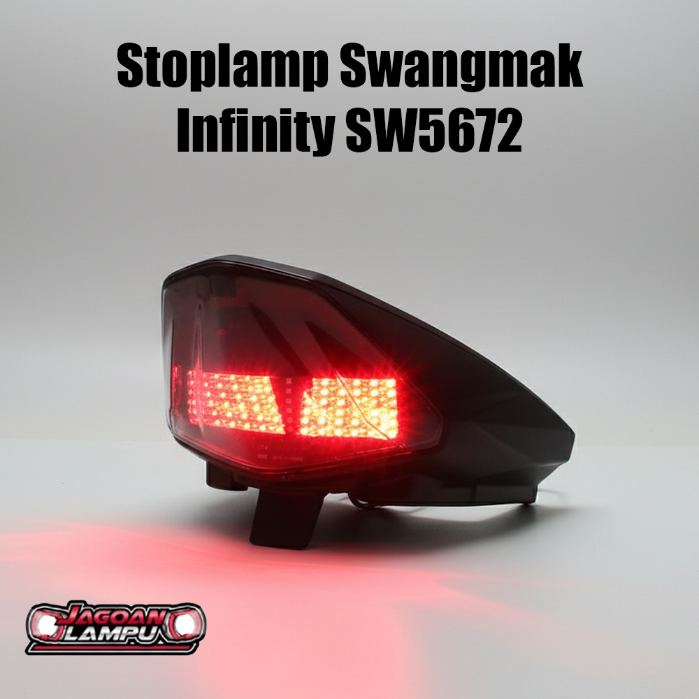 Stoplamp Swangmak Infinity SW5672 Beat FI V3 2020-2024 Red