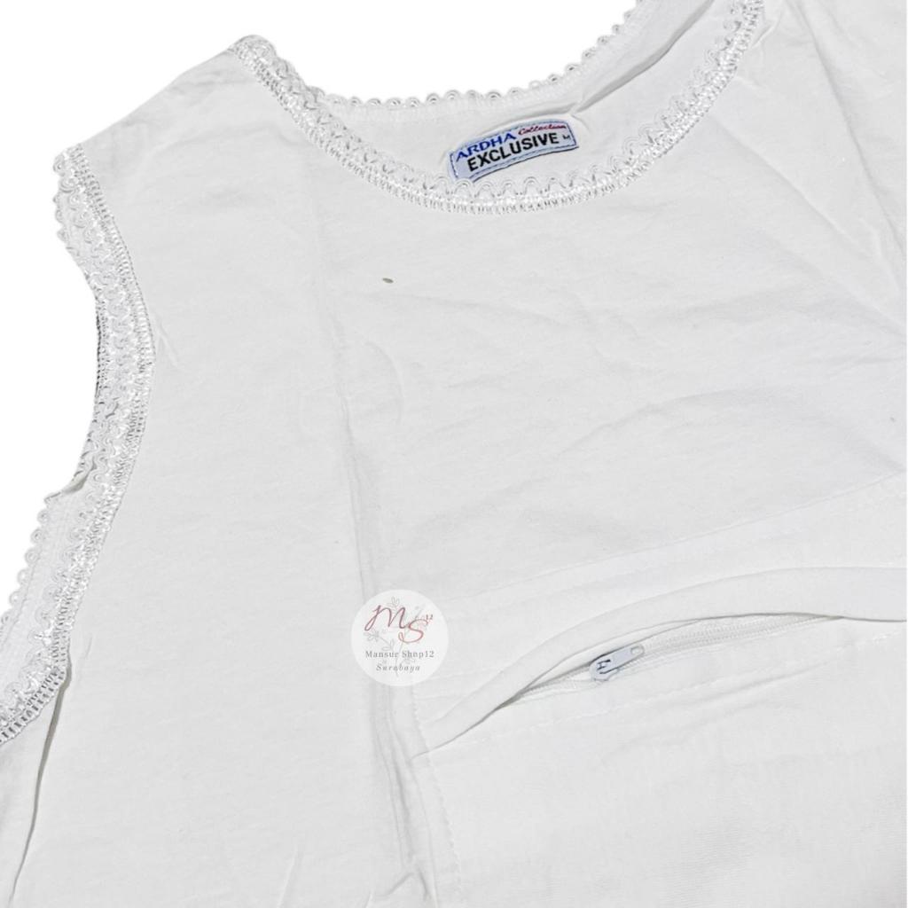 Kaos Singlet EXCLUSIVE Wanita Haji Umroh  Kantong Depan