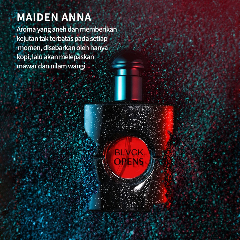 Maiden Anna BLVCK OPENS EDP Parfum Wanita Tahan Lama Wangi Elegance Manis Segar Ringan