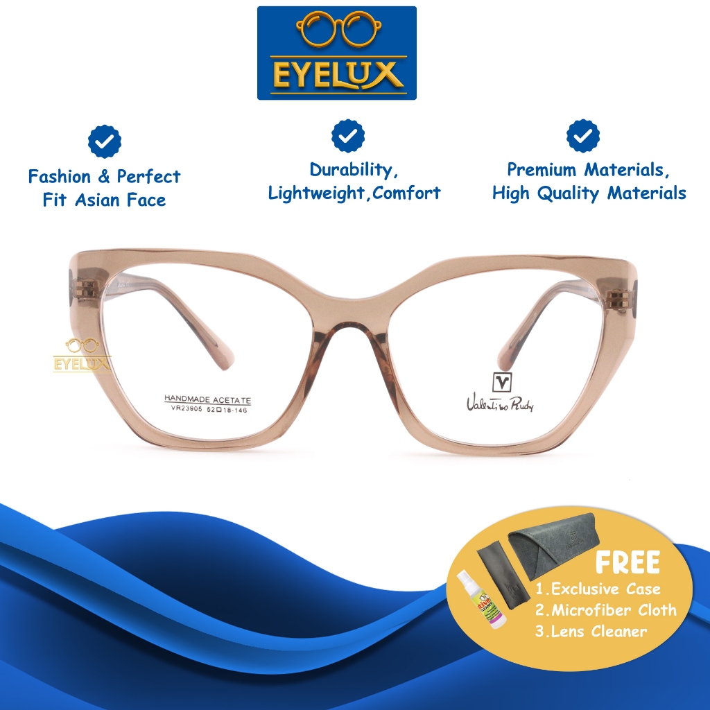 Valentino Rudy Eyewear / VAL VR-23905 / 52-18-146 / Frame Kacamata Valentino Rudy ORIGINAL