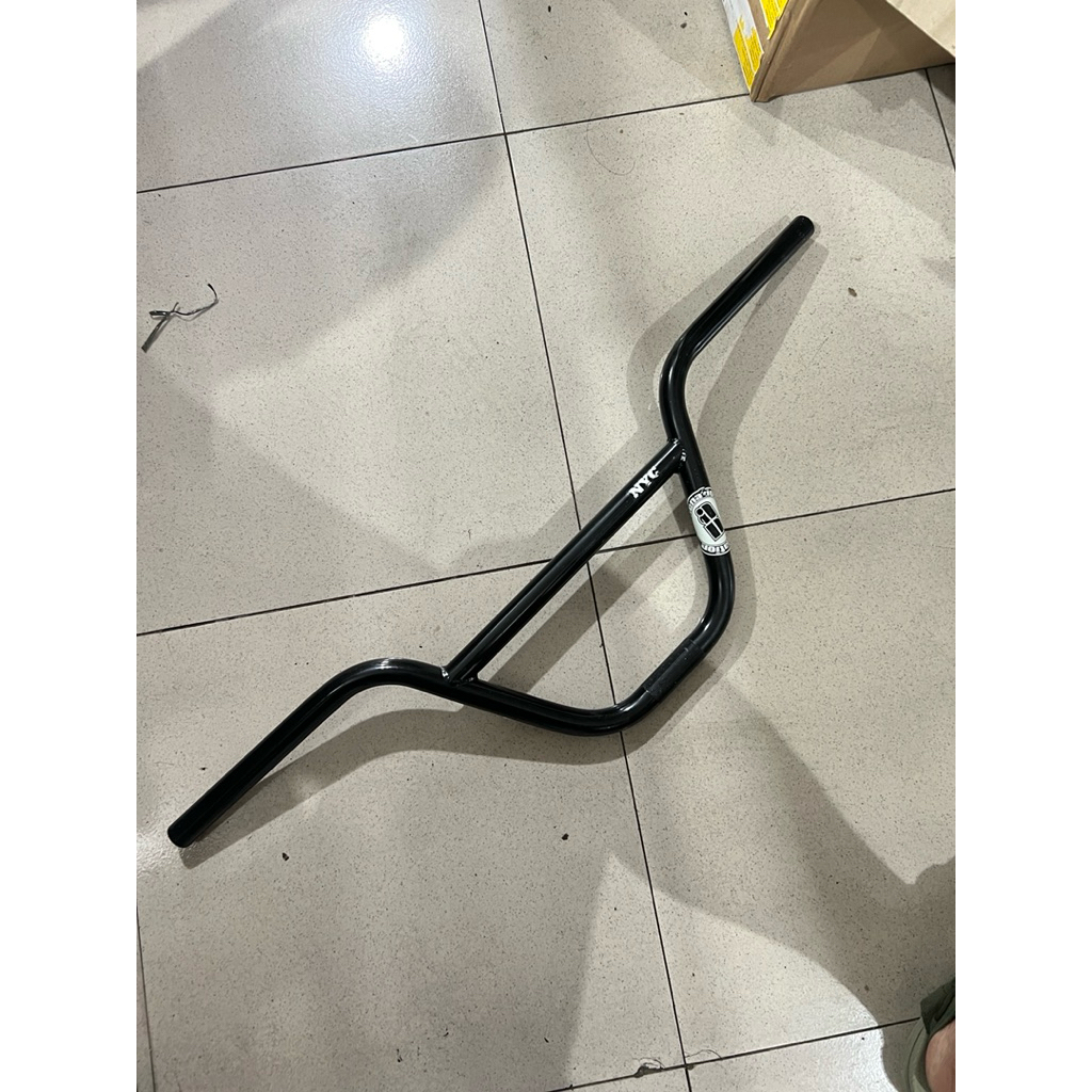 STANG BMX RISE 7 INCH PENDEK ALIENATION CROMOLY HITAM BLACK MOON RISE BAR FEDERAL 22.2 KALCER HANDLE