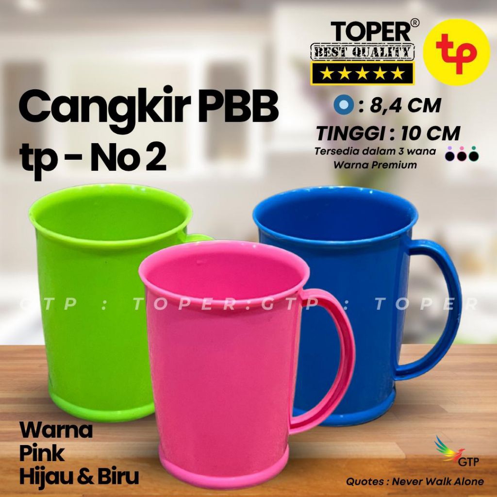 CANGKIR PLASTIK / GELAS PLASTIK / CANGKIR GAGANG PLASTIK / CANGKIR MINUM PLASTIK