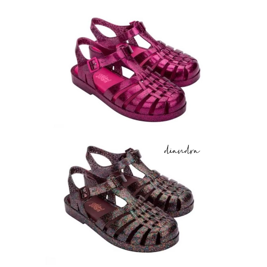 SALE MELISSA POSSESSION COLLINA STRADA AD GLITTER BIG SIZE