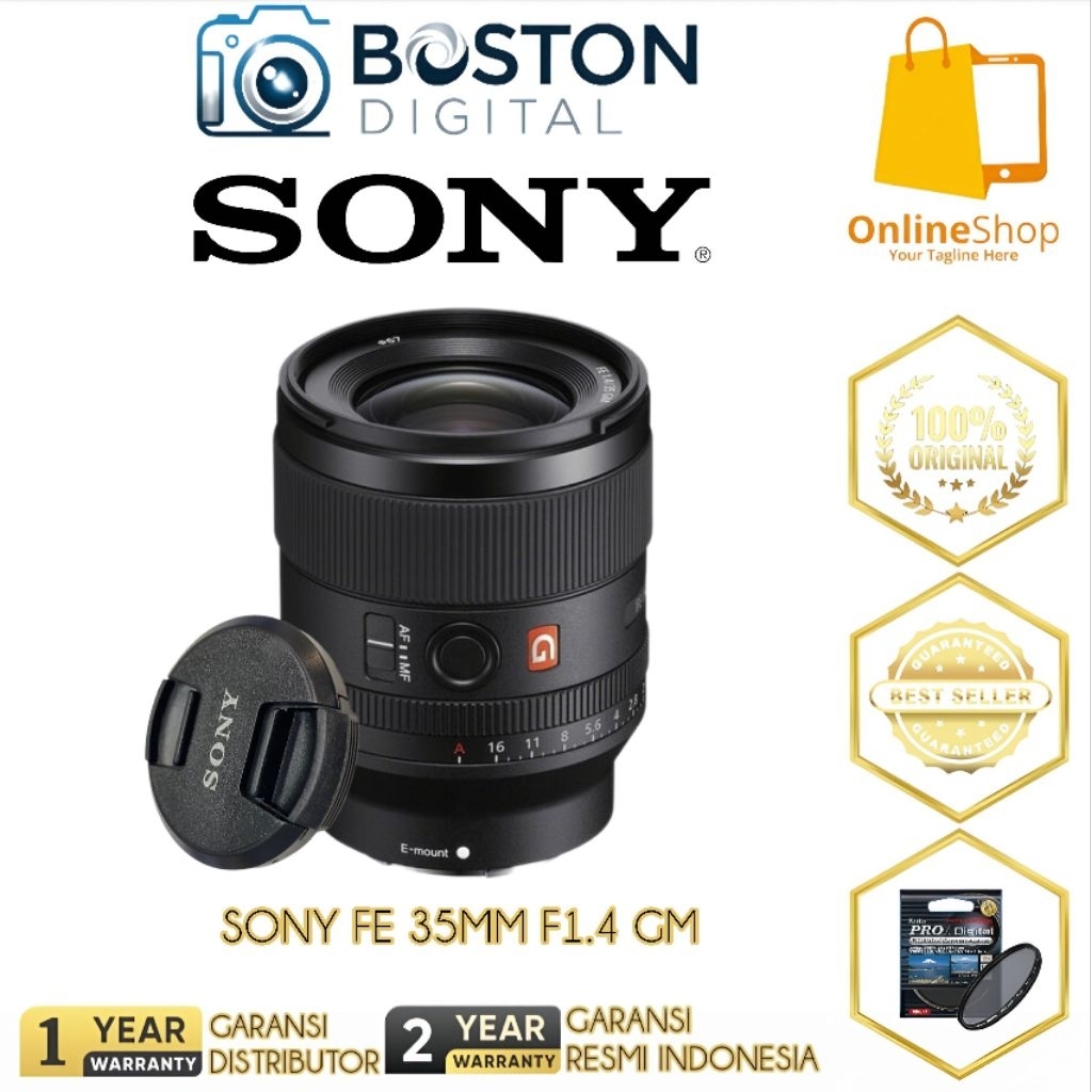 LENSA SONY FE 35MM F1.4 GM / SONY FE 35MM F1.4 GM