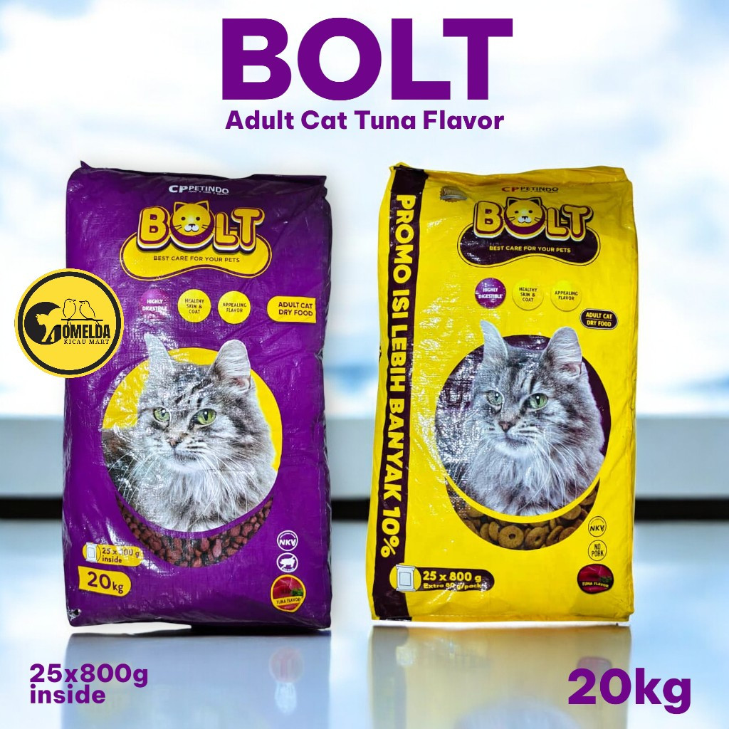 PAKAN KUCING BOLT 20KG ADULT CAT