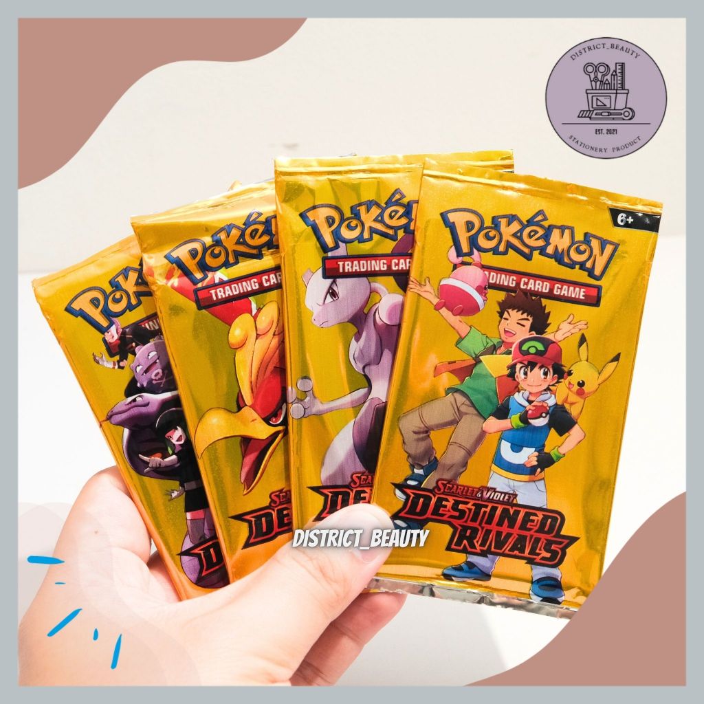 KARTU FOIL POKEMON MAINAN KARTU ANAK 1 PACK ISI 10 - 7 PCS KARTU POKEMON MURAH