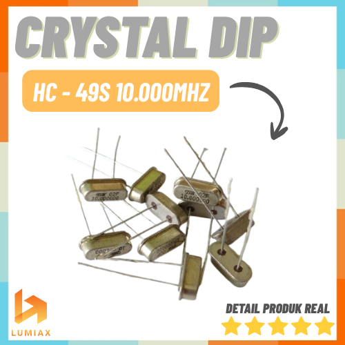 Crystal Dip 49S 10.000Mhz 10,000Mhz 10.000 Mhz 10,000 Mhz
