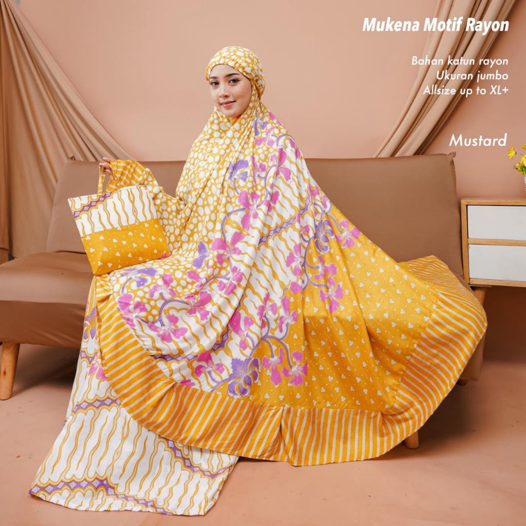MUKENA DEWASA KATUN RAYON REMPEL / Mukena Rayon / Mukena JUMBO / Mukena Katun / Mukena Lebaran