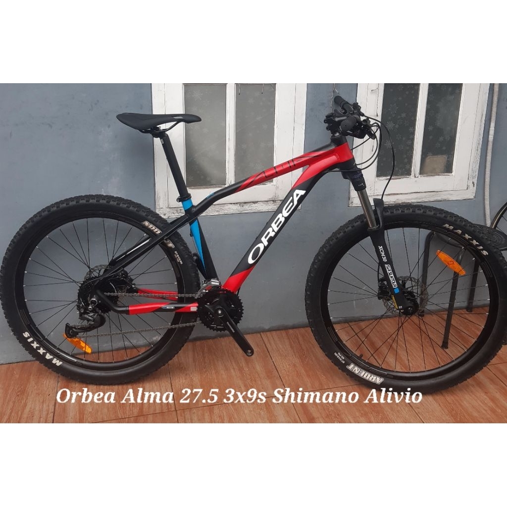 Sepeda MTB Orbea Alma 27.5 Size XS (16") 3x9s Alivio (New)