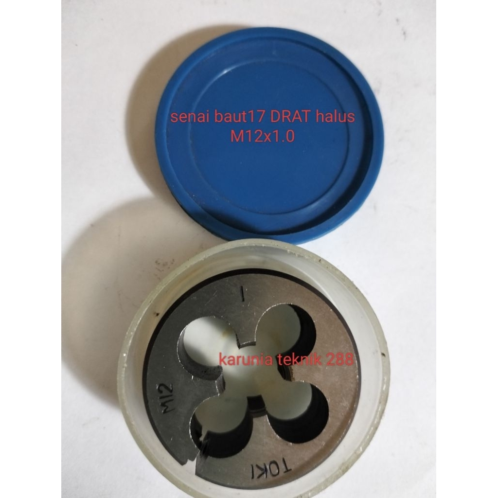 senai roundies pipa toki standar baut 17 drat halus m12x1.0