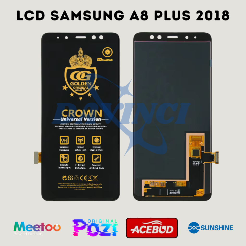 LCD SAMSUNG A8 PLUS 2018 / A730 / (SAMSUNG GALAXY A8 PLUS) TOUCHSCREEN FULLSET COMPLETE ORIGINAL