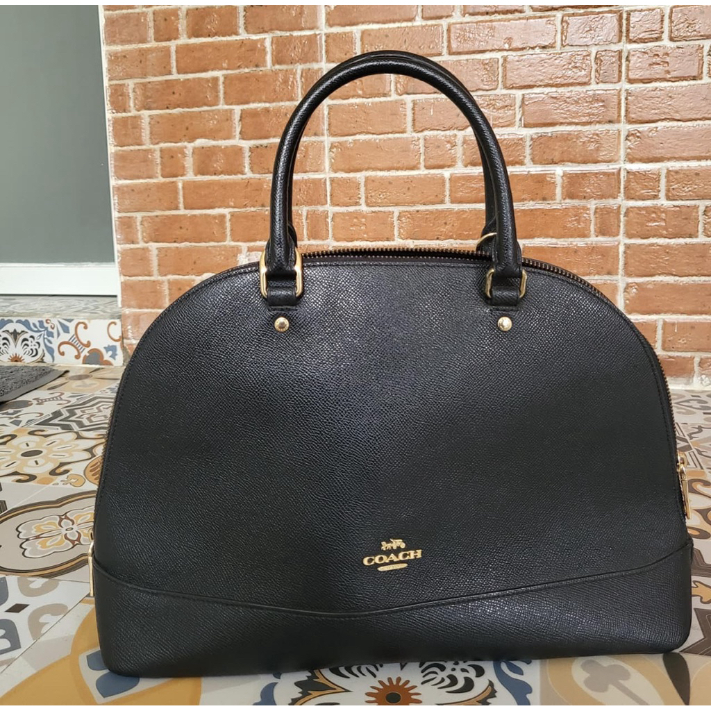 PRELOVED bag COACH black ORIGINAL