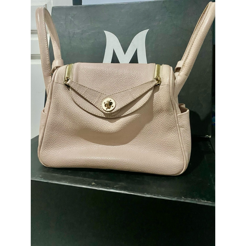 PRELOVED Tas Mooij Anya full leather, warna butterfly