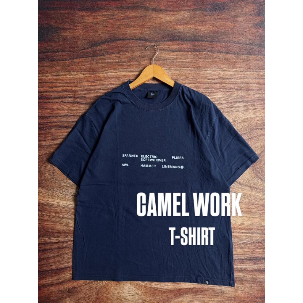 T-SHIRT KAOS CAMEL WORK ART SABLON PRIA