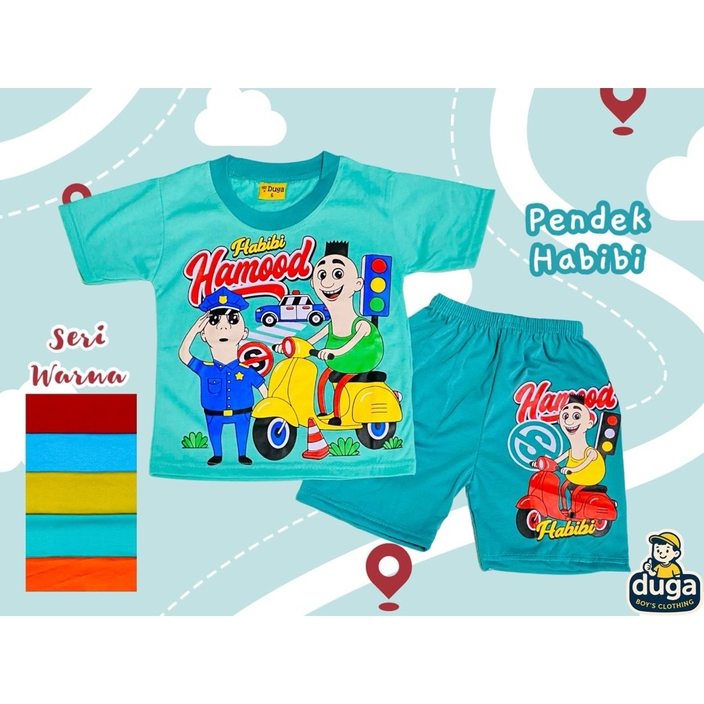 HAMOD HABIBI BAJU ANAK LAKI LAKI PEREMPUAN SETELAN HAMOD HABIBI FASHION UNTUK USIA 1-10 TAHUN