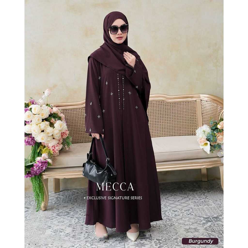 Abaya Mecca2 Abaya Santri Remaja Muslim Premium Sabrina anti Uv  Higt Quality Abaya Haji dan Umroh  
